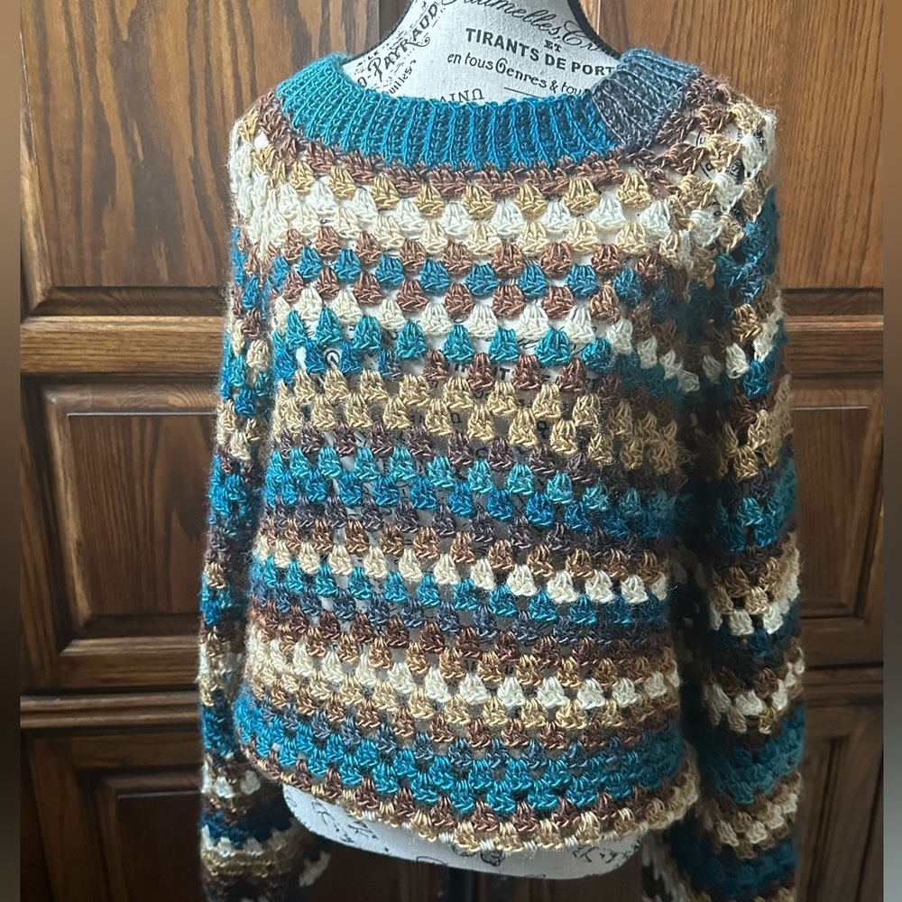 Sweater handmade crochet
